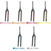 자전거 포크 carbon fork 29er carbon mtb 테이퍼 쓰루 액슬 15mm bicicleta 산악 29 경주 사용 디스크 160mm, 컬러-c-매트