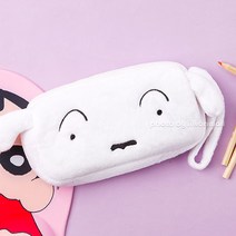 짱구는못말려 흰둥이 사각 파우치 봉제필통