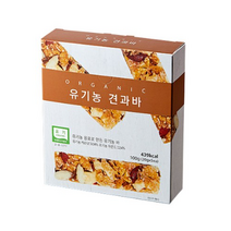 유기농 견과바, 20g, 25개
