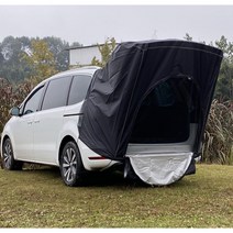 SUV 차박 텐트 도킹 트렁크 캠핑 투싼 티볼리 싼타페 셀토스 쏘렌토 모기장, 검은색, 1개