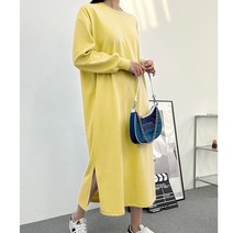 옐르 롱 트임원피스 6color / 봄신상 빅사이즈 루즈핏 국내생산