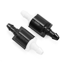2pcs 와이퍼 와셔 앞 유리 체크 밸브 메르세데스 벤츠 w108 w126 w140 w168 w169 w176 w177 w212 w213 w220 w221 w222, [01] Black
