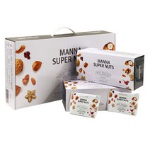만나 프리미엄 슈퍼너츠 선물세트 | 설 추석 명절 선물 세트 견과 견과류 아몬드 호두 크랜베리 헤이즐넌 사차인치 | Manna Premium Super Nuts Gift Set, 4세트