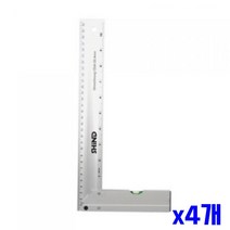 알루미늄 정밀 측정 직각자 30CM x4개 측정기 ㄱ자, 상세페이지 참조