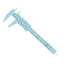 6 인치 150mm 플라스틱 눈금자 슬라이딩 게이지 버니어 캘리퍼스 쥬얼리 측정, GN