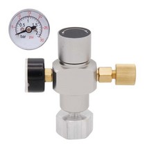 co2레귤레이터 분배기 레귤레이터 이탄 2In 1 미니 Co2 레귤레이터 3/8 "& TR21 * 4(0-30 psi), 02 MFL