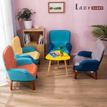 레이지다이어리 소프트 키즈 소파 1인용 어린이 아동 의자 접이식, 옐로우