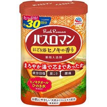 바스로망 입욕제 히노끼, 600g, 3개