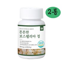 보스웰리아 보스웰릭산 콘드로이친 상어연골분말 관절 연골 뼈 건강 우슬 참당귀 초록잎홍합 어골칼슘 백수오 부모님선물 2통, 2개