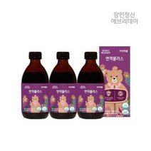 어린이 아연 영양제 면역플러스 엘더베리 시럽 280ml 3병