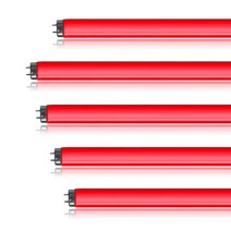 40W 적색 형광등 형광램프 1박스 1BOX 20개입 직관램프 형광전구