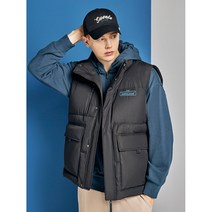 아키클래식 여유 있는 핏으로 도톰한 이너까지 레이어드 가능한 위즐 포켓 다운 베스트(남여공용)