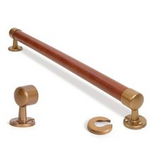 ASH-120 (41cm) 화장실 침대 원목 안전손잡이 장애인 노인 안전바 헨드레일 계단 노인 장기요양 복지용구 실버용품 요양등급 어르신용품, 노인장기요양등급 할인구매(본인부담금 9%)