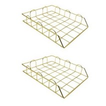 JCC 레이어링 메탈 서류정리함 2p, 골드, 1단
