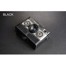 Rollei 35 클래식 로얄 카메라 수제 가죽 케이스 하프 커버 디자인, 04 Black