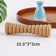 9 바퀴 나무 복부 마사지 다기능 피트니스 롤러 스틱 근육 긴장 도구 바디 안티 셀룰 라이트 허리 마사지, Type 4