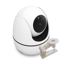 300만화소 실내 아기 보호 관찰 360도 회전형 베이비 와이파이 무선CCTV 홈카메라 CCTV, IPITME C300+벽브라켓