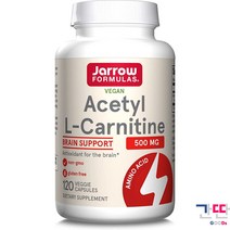 재로우 포물라스 L카르티닌 글루텐프리 500mg 120타블렛, 500 Mg, 120 카운트(1팩)