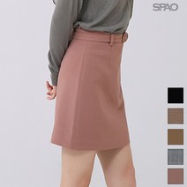 스파오 심플 벨트 미니스커트 SPWH949G53
