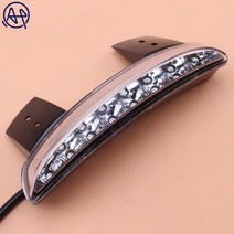 할리 부품 개조 악세사리 오토바이 후면 펜더 엣지 LED 테일 경고 스톱 라이트 스모크/레드/클리어 렌즈, 02 공간