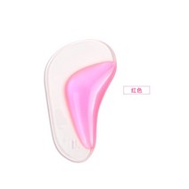 깔창 정형 전문 아치 지원 깔창 플랫 발 플랫 풋 교정기 신발 쿠션 삽입 실리콘 젤 정형 패드, 빨간색, 1쌍