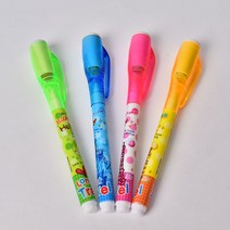 비밀펜 지워지는 비밀 펜 시크릿 라이트 지우개 학용품 선물용 특이한 판촉 볼펜 다이소, 1. 핑크