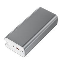 차박배터리 캠핑파워뱅크 보조배터리 40000 60000 pd 65w 30000mah, 은