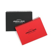 아트앤디자인 양장트윈링 크로키북 105g, A4