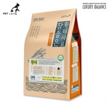 럭셔리발란스 참좋은 황태사료 1kg (연어) (소프트사료) 개 애견용품 강아지, 단품, 단품, 단품