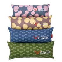 CUSCUZ 릴렉스체어 목베개, 나뭇잎/그린