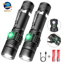 저항계 절연 접지 디지털 Z20 드롭쉬핑 LED 손전등 XHP50 강력한 전술용 높은 루멘 USB 충전식 방수 줌 기능 18650 토치 플래시라이트 밝은 나이트 액티비티, 03 Package C