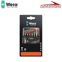 베라 WERA 비트 체크 6 임팩터 1 SB 05073890 세트 빗트