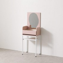 힙한 컬러감 인디핑크 그레이 서랍 화장대(50cm 7색) 신혼가구 빈티지 20대 수납형 큰, 화이트