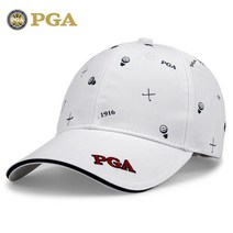 PGA 남자 여자 골프 모자 썬캡 화이트 자외선 필드용 골프웨어 차단 여름용 봄가을용 남성 여성 이쁜 예쁜 블루, 화이트로미오