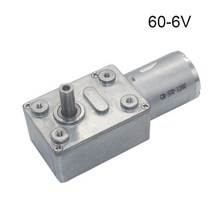 JGY370 가역 웜기어 모터 고 토크 감속기 6V/12V24V 샤프트가있는 소형 모터 2 RPM ~ 375 RPM, 10 30_02 12V