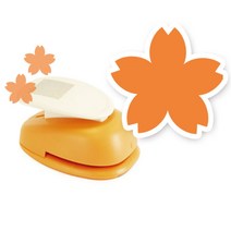 [TR▽5] 사무용카드링 스틸제본링 제본용와이어링 이공펀치 중형카드링 행거용카드링, ▩▷_ 모양펀치 R-50 394 벚꽃 펀칭기 모양펀칭기, ∵본상품∵
