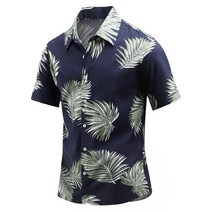 다꾸앙 남성용 여름 아웃사이드 하와이안 반팔 셔츠 C06D14_sp2092