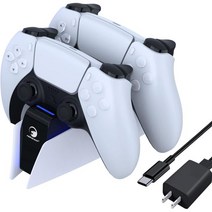 Ps5 컨트롤러 충전 스테이션 고속 스위치 도크, 하얀색, 1개