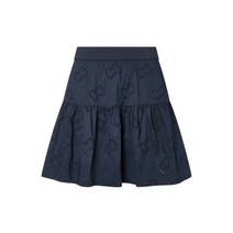 헤지스골프 [헤지스골프]네이비 아일렛 부분 플레어 스커트HWSK3B351N3