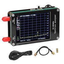 스펙트럼 측정기 스펙트럼 분석기휴대용 USB 타입-C 스펙트럼 분석기 Rechargeable100KHz-350MHz 및 260-96, 01 Black