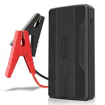차량용 점프스타트 점프스타터 휴대용점프스타터 점프배터리 12V 보조베터리 배터리 점프 스타터 20000mAh, CN, Black