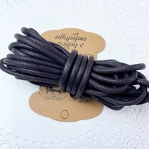 헤세드 5마) 3mm 오시도리면끈 (450cm), 차콜그레이, 1개