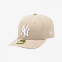 뉴에라 MLB PCV 뉴욕 양키스 로우 프로파일 사이즈캡 베이지 13086198