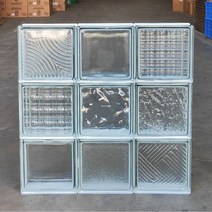 유리블럭 유리블럭시공 유리칸막이 유리벽돌 유리타일 정품 인플루언서 크리스탈 사각 타일 속이 빈 유리 화이트 투광 거실 벽 현관 위생 칸막이, C, 190x190x80mm