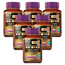 고헬씨(Go Healthy) 고헬씨 키즈 티스(치아) 엔 본(뼈) 칼슘 플러스 60 츄어블정 X 6개, 360정, 1세트
