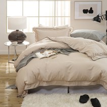 [플로라] 모달프렌치 프리미엄 모달코튼 이불커버 단품 SS, 색상:그레이