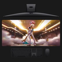 잡화 18종류 KDA 프레스티지 게이밍 마우스 장패드, 프레스티지아칼리