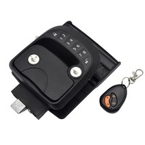 캠핑카 카라반 스마트 도어락 리모콘 비밀번호 잠금, 콤비네이션 잠금(리모컨 1개 + 키 2개), 암호 잠금 리모컨 1개 + 키 2개