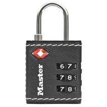 Master Lock 4692D 나만의 조합 세트 TSA 승인 수하물 자물쇠 3.8cm(1-1/4인치) 다양한 색상
