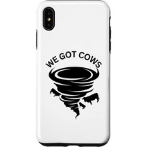 iPhone XS Max 퍼니 위 갓 카우즈 토네이도 스톰 체이서 스마트 폰 케이스, 아이폰 XS 맥스